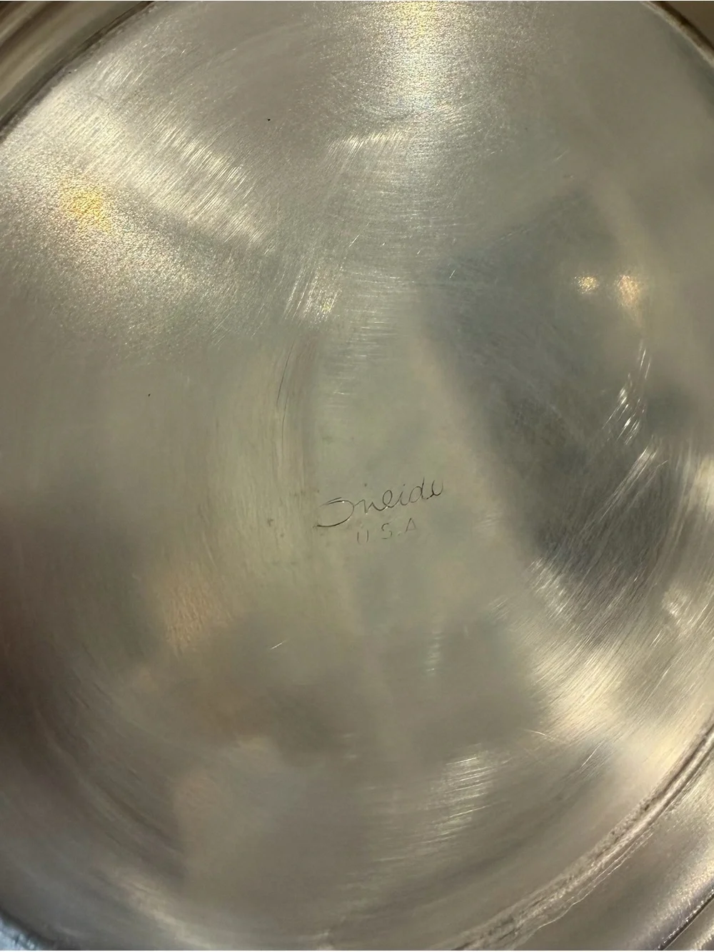 Vintage Oneida Silver-Plated Pedestal Dish
